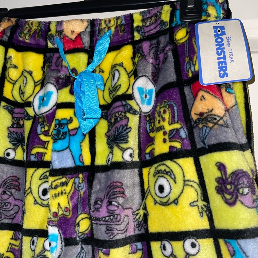 Monsters Inc. pajamas pants 💜💚💙 - Picture 2 of 3